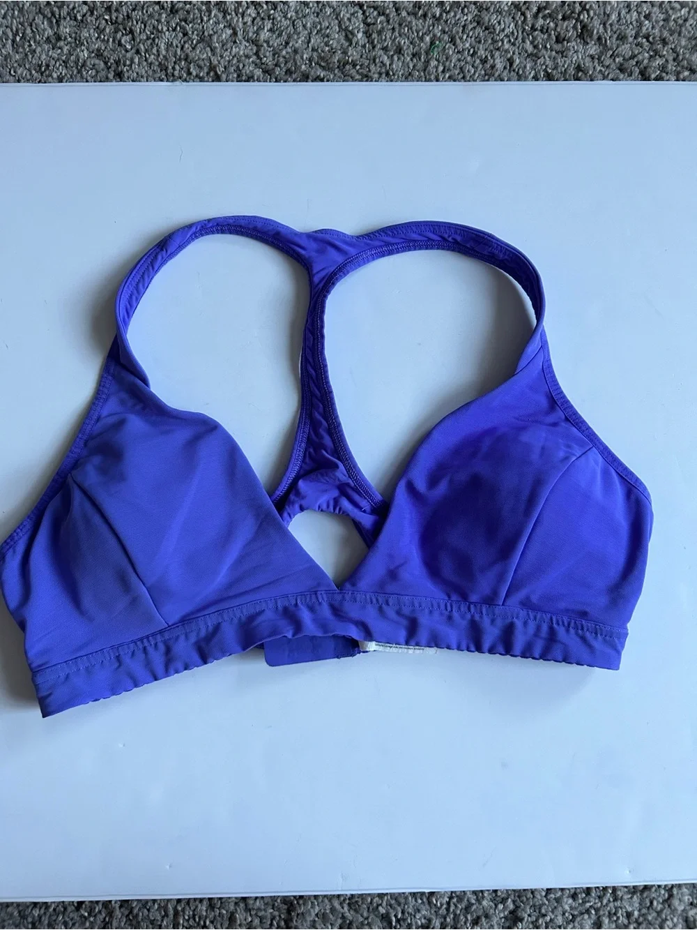 Purple Racerback Sports Bra